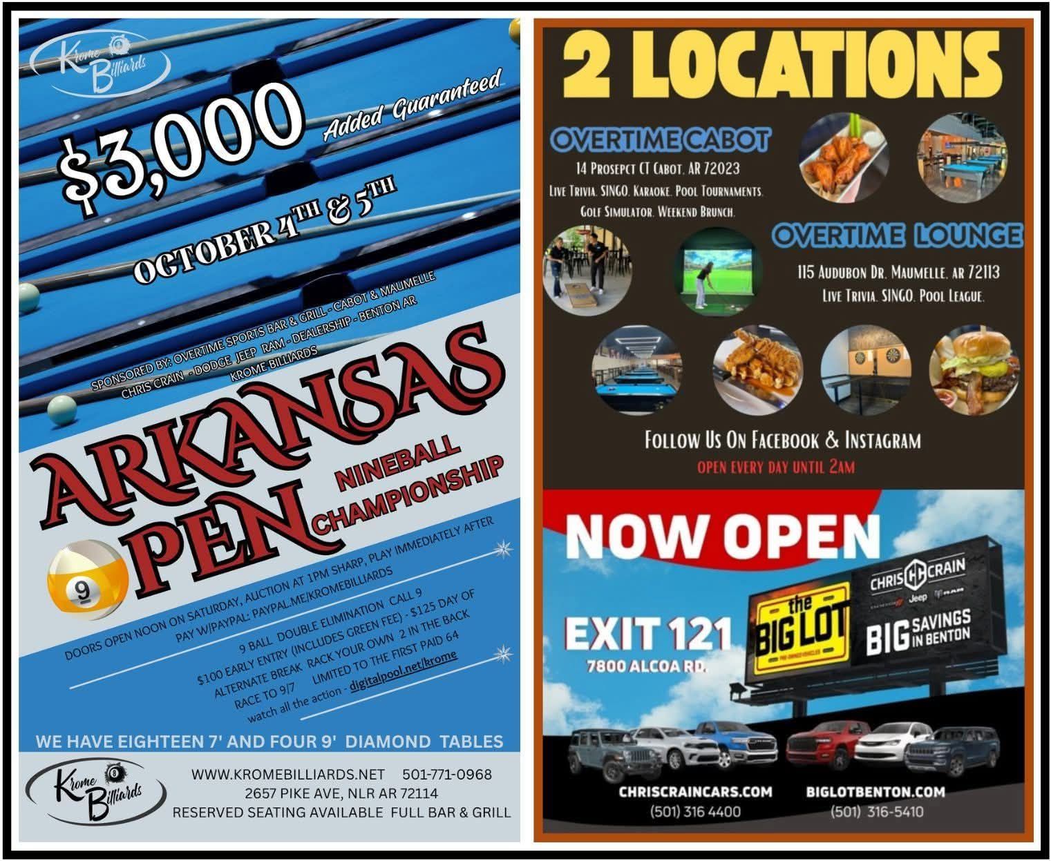 Tournament flyer / rules image